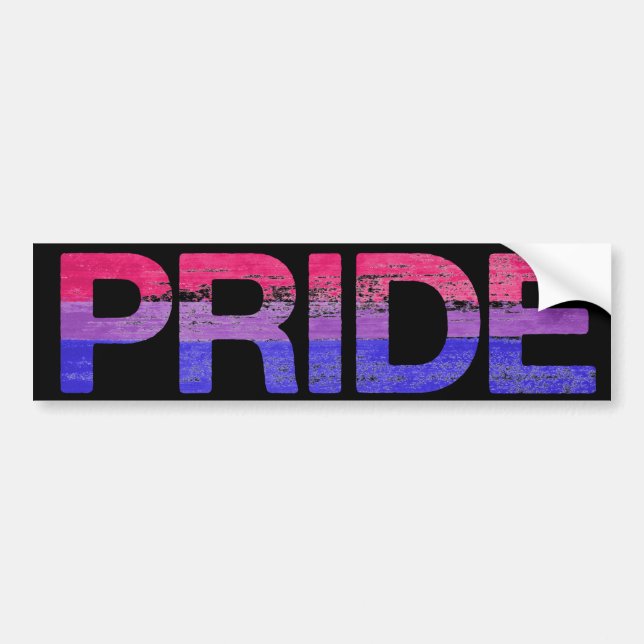 Bisexual Pride Sticker (Devant)