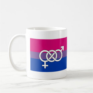 Bisexual Pride Symbol Flag Coffee Mug