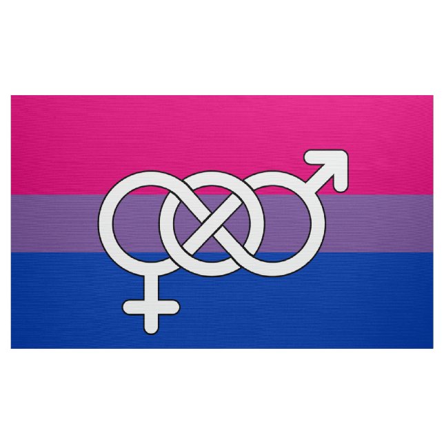 Bisexual Pride Symbol Flag Fabric (Yard)