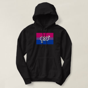 Bisexual Pride Symbol Flag Hoodie