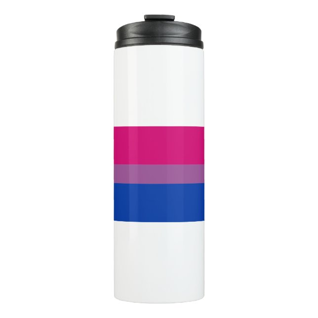 Bisexual Pride Thermal Tumbler (Front)