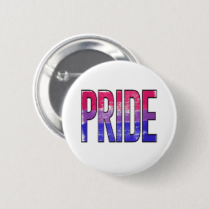 Bisexual Pride Word 2 Inch Round Button