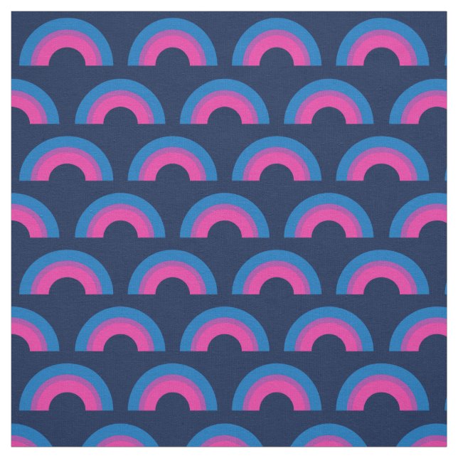 Bisexual Rainbow Fabric (Swatch)