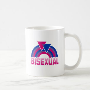 BISEXUAL RAINBOW FLAG COFFEE MUG