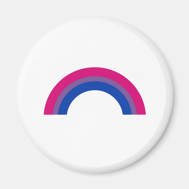 Bisexual Rainbow Magnet (Front)