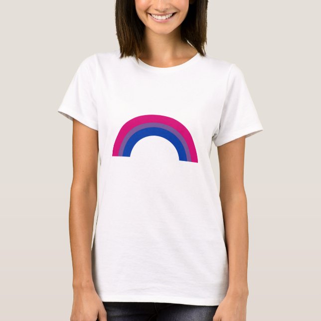 Bisexual Rainbow T-Shirt (Front)