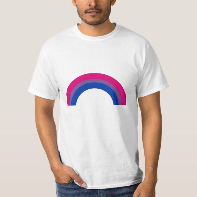 Bisexual Rainbow T-Shirt (Front)