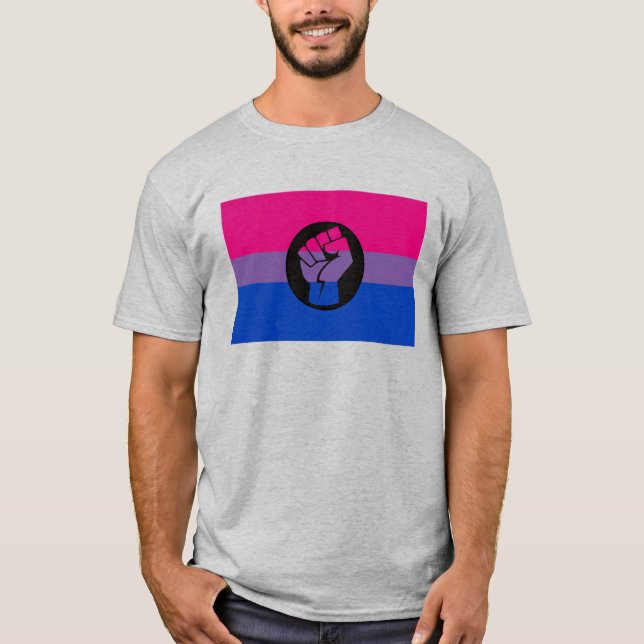 Bisexual Resistance Pride T-Shirt (Front)