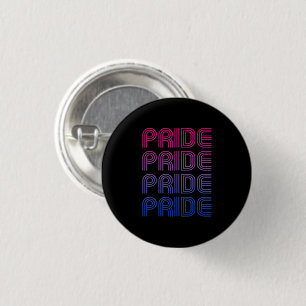 Bisexual Retro Pride 1 Inch Round Button