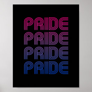Bisexual Retro Pride Poster