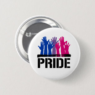 Bisexual Together Pride 2 Inch Round Button