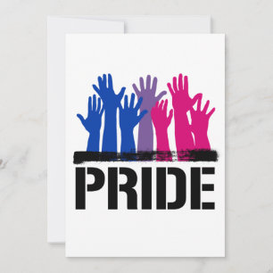 Bisexual Together Pride Holiday Card