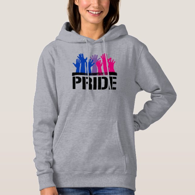 Bisexual Together Pride Hoodie (Front)