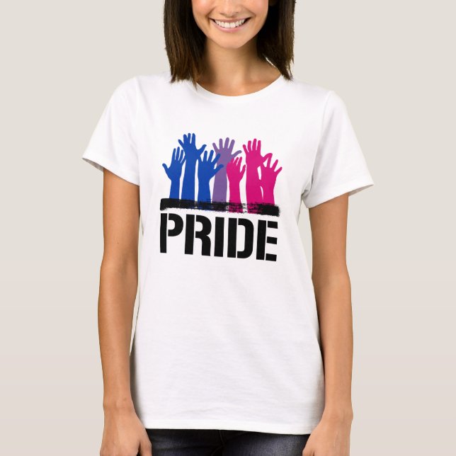 Bisexual Together Pride T-Shirt (Front)
