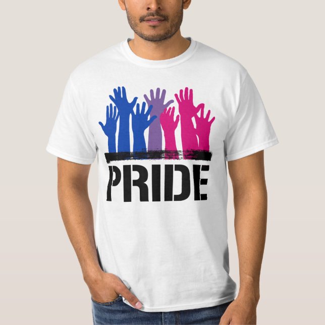 Bisexual Together Pride T-Shirt (Front)