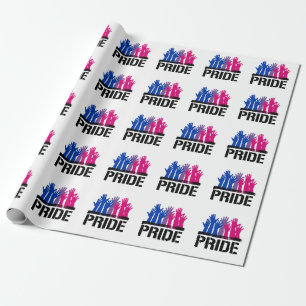 Bisexual Together Pride Wrapping Paper