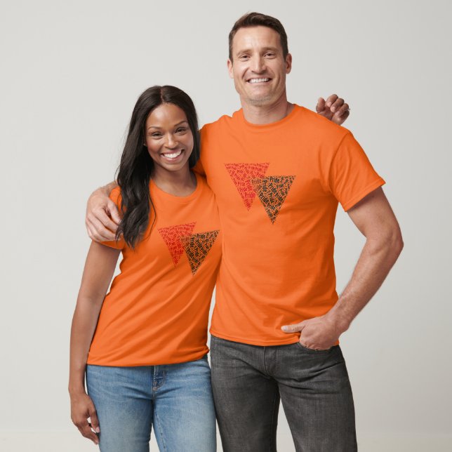 BISEXUAL TRIANGLE WORD PATTERN T-Shirt (Unisex)