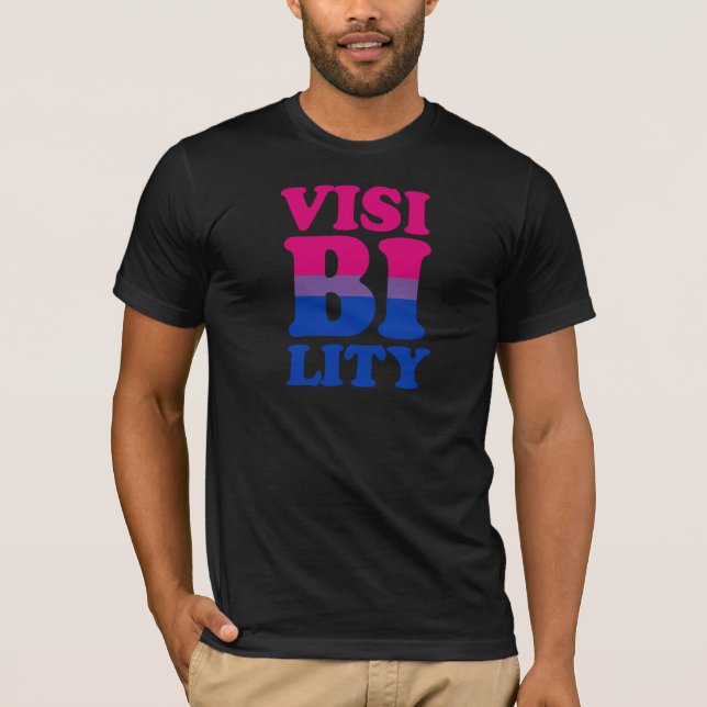 Bisexual Visibility T-Shirt (Front)