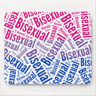 BISEXUAL WORD PATTERN FLAG -.png Mouse Pad