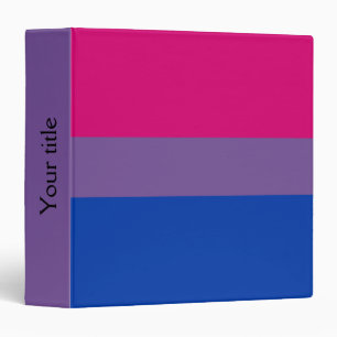 Bisexualité drapeau de la fierté Classeur