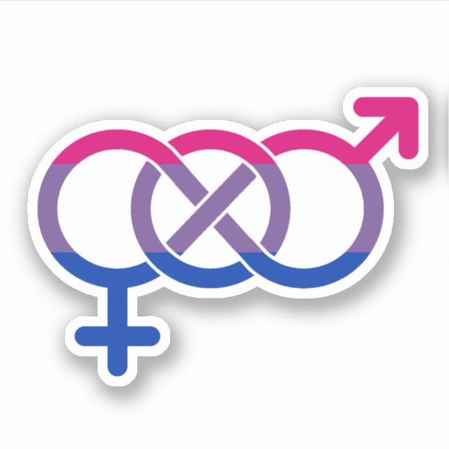 Bisexuality Gender Symbol (Front)