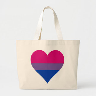 Bisexuality pride heart Tote Bag