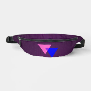 Bisexuality symbol fanny pack