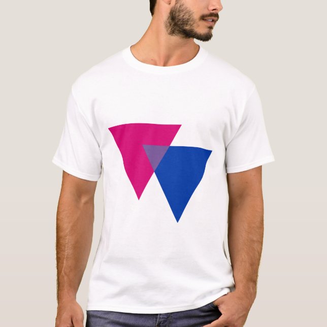 Bisexuality Symbol T-Shirt (Front)