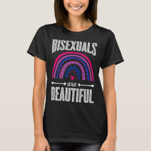 Bisexuals Are Beautiful Bisexual Pride Bohemian Ra T-Shirt