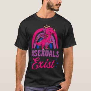 Bisexuals Exist Bisexual Dragon Pride Love Rainbow T-Shirt