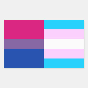 Bisexuel/trans étiquette de la fierté