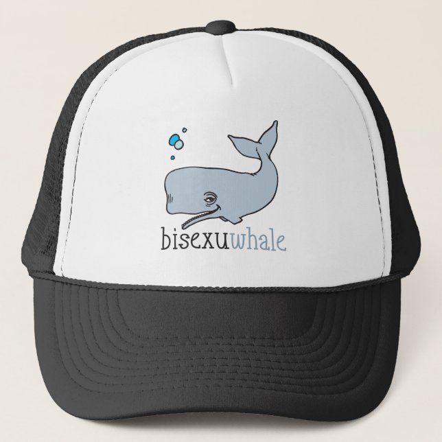 BISEXUWHALE TRUCKER HAT (Front)