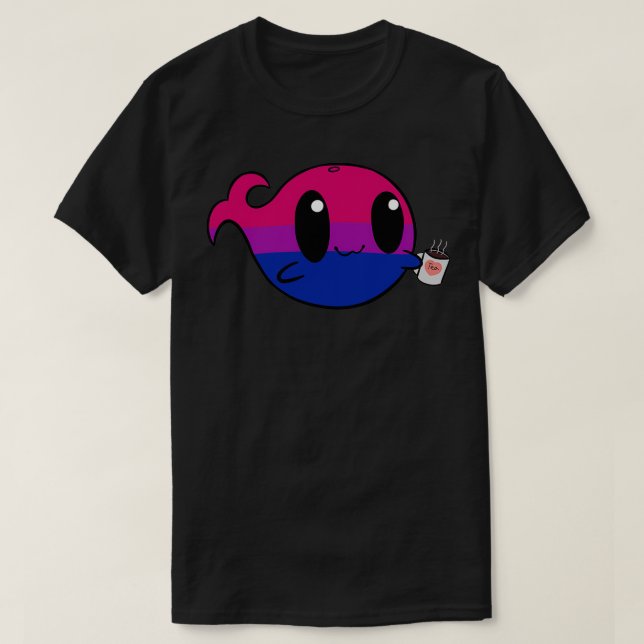 Bisexuwhaleitea T-Shirt (Design Front)
