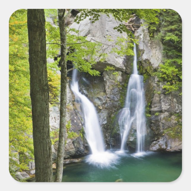 Bish Bash Falls in Bish Bash Falls State Park Square Sticker (Front)