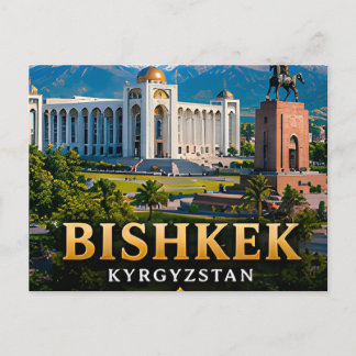 Bishkek Kyrgyzstan Mountain Gateway 🏔️ Postcard
