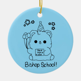 Bishop 2025 ceramic ornament
