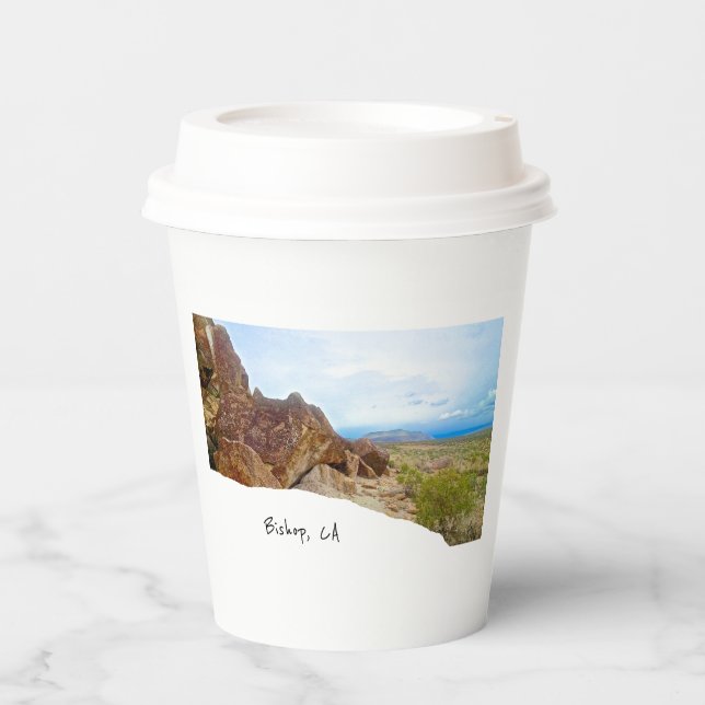 Bishop, CA Paper Cups (Front)