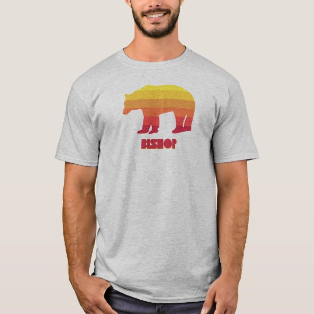 Bishop California Rainbow Bear T-Shirt (Front)