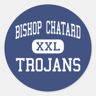 Bishop Chatard - Trojans - High - Indianapolis Classic Round Sticker