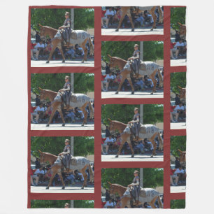 Bishop Mule Days Parade of 2018 Fleece Blanket