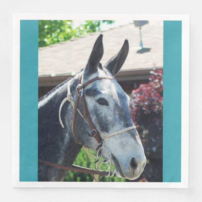 Bishop Mule Days Parade of 2018 Napkin (Front)