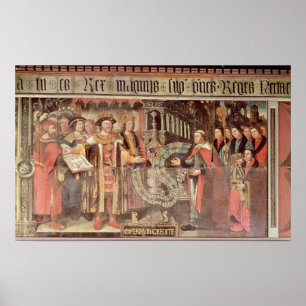 Bishop Robert Sherburne with Henry VIII Poster
