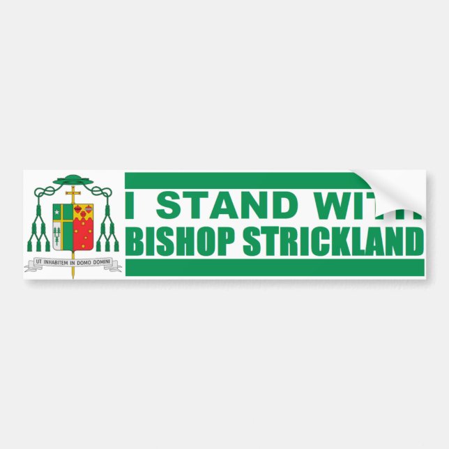 BISHOP STRICKLAND BUMPER STICKER (Front)