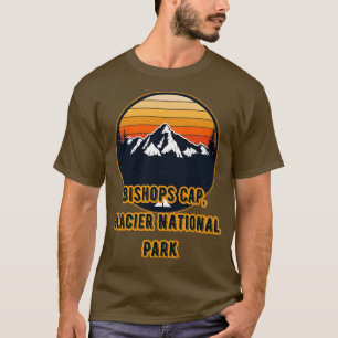 Bishops Cap Glacier National Park T-Shirt