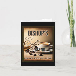 Bishops Coffee Sticker Card