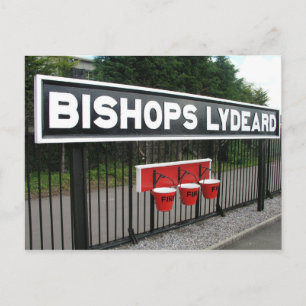 Bishops Lydeard station, West Somerset Railway Postcard