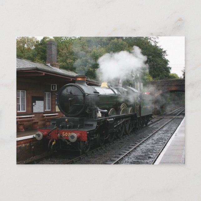 Bishops Lydeard station, West Somerset Railway, UK Postcard (Front)