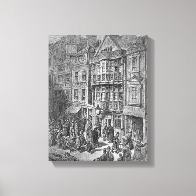 Bishopsgate Street Canvas Print (Front)