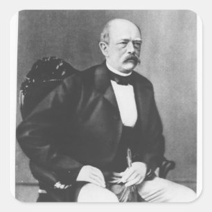 Bismarck in 1870 before the Declaration of War Square Sticker