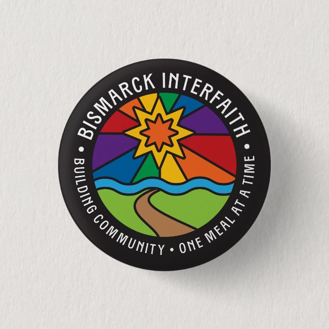 Bismarck Interfaith 1 Inch Round Button (Front)